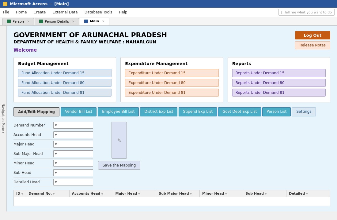 MS Access Expenditure Billing Software